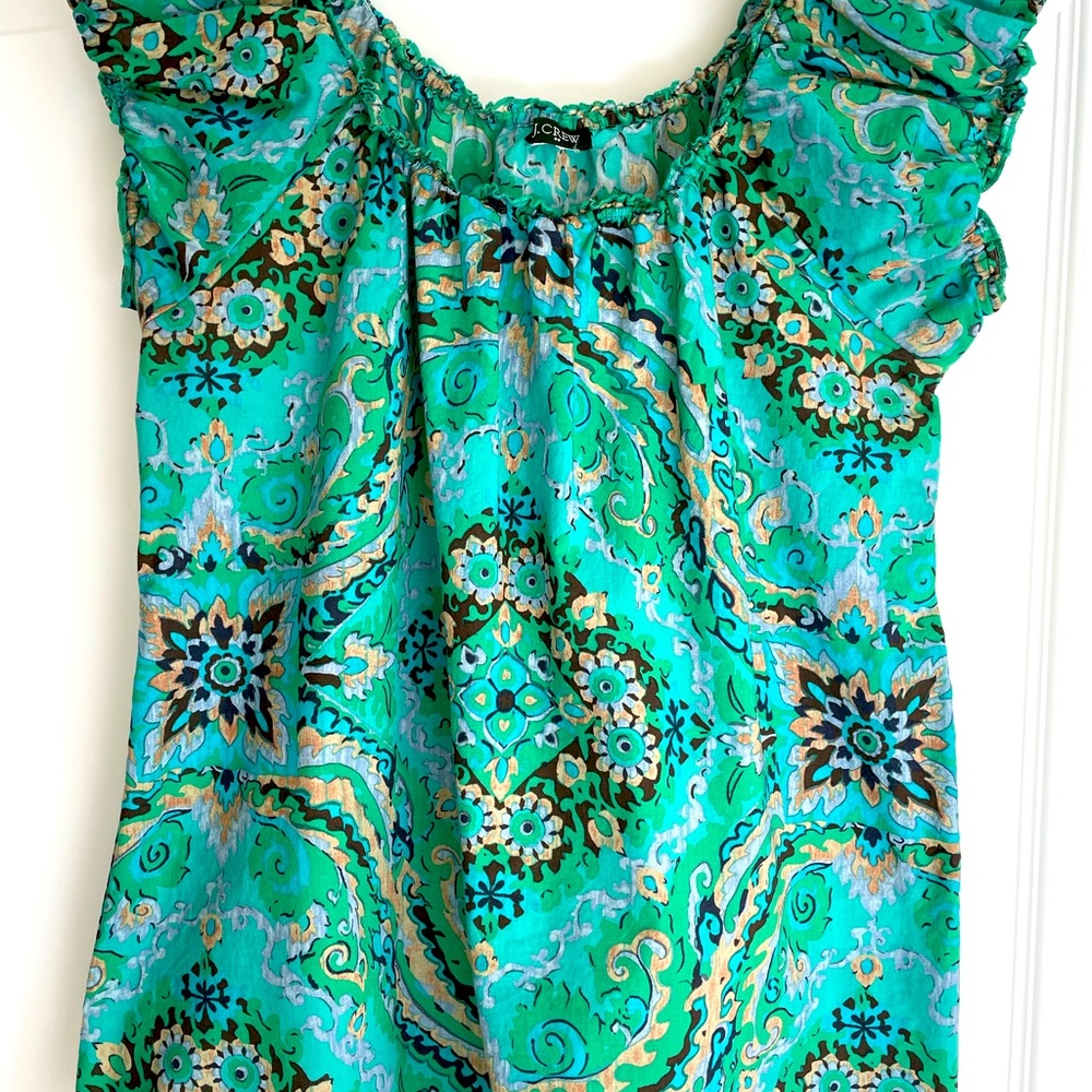 Size M J. Crew cotton top